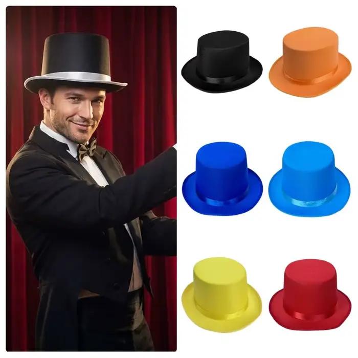 Chapeau de Magicien Multicolore Léger pour Toutes Occasions – Accessoire de Costume