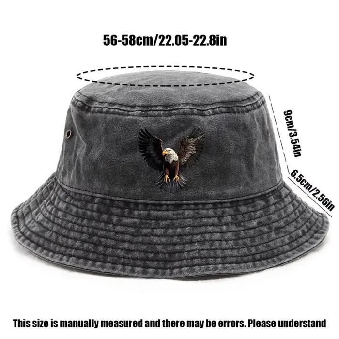 1 chapeau classique imprimé aigle