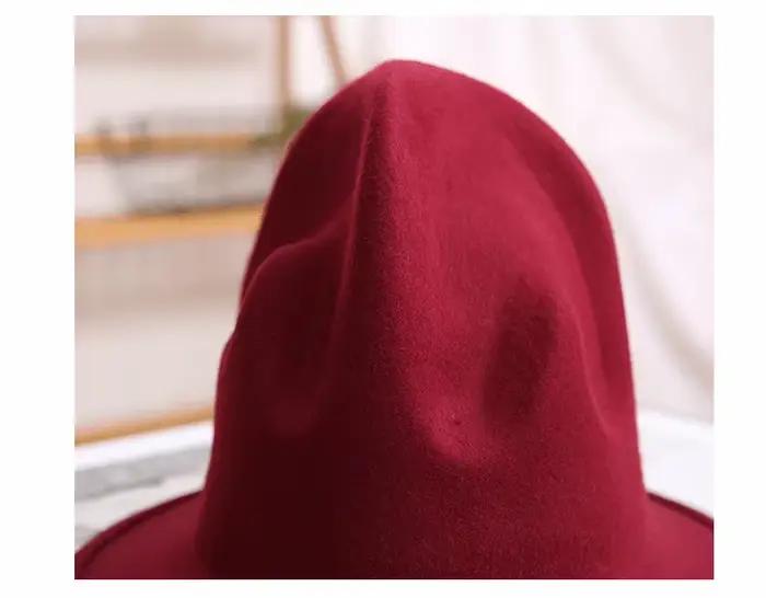 Chapeau Fedora en Laine Australienne Élégant Pour Femmes Occasions Spéciales Hiver Hors De Portée