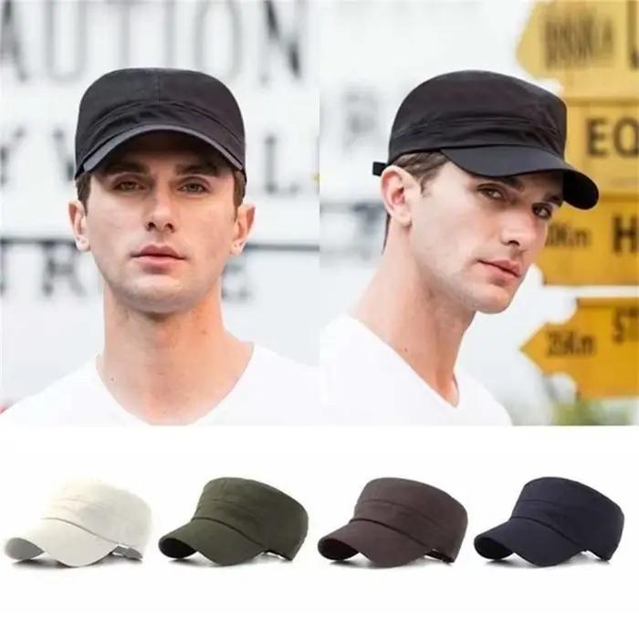 Chapeau militaire plat pour hommes