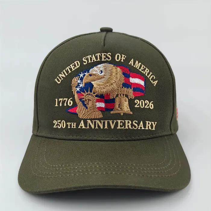 Casquette de jalon du 250e anniversaire des États-Unis! Aigle