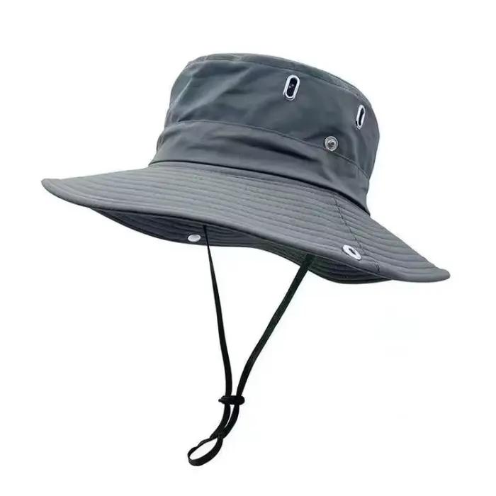 Nouveau chapeau de soleil à large bord pour homme