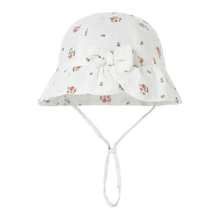 Chapeau en coton à large bord pour bébés garçons et filles