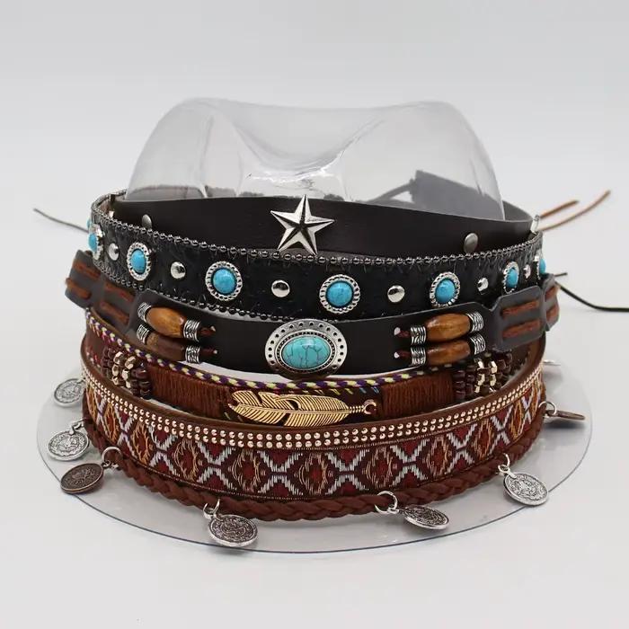 Chapeau de paille de cowboy français