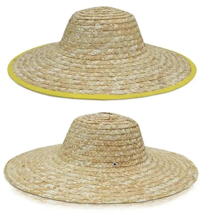 Grand chapeau de paille pour fermiers