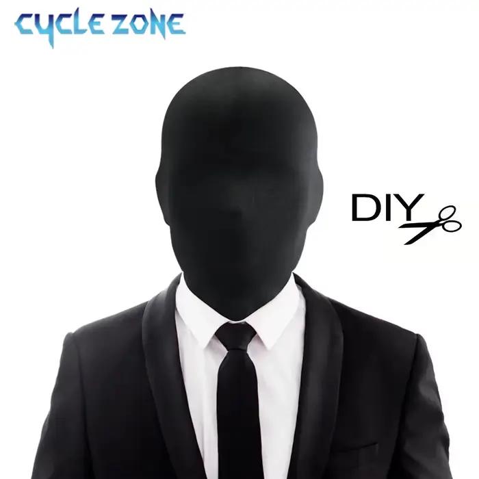 Cagoule noire couvrant le visage sans bord masque cadeau Protection solaire casquette de moto