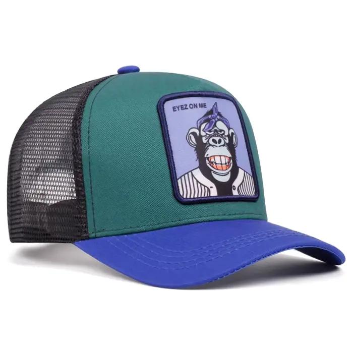 Eyelez on me – casquette de baseball de dessin animé singe souriant