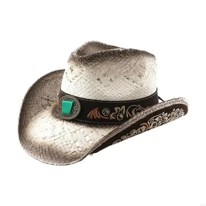 Chapeau paille à larges bords