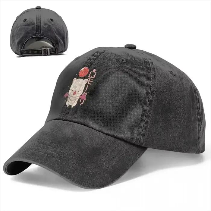 Moogle Kupo casquette de Baseball hommes Cowboy chapeaux femmes visière Protection Snapback Final Fantasy Cid jeu casquettes