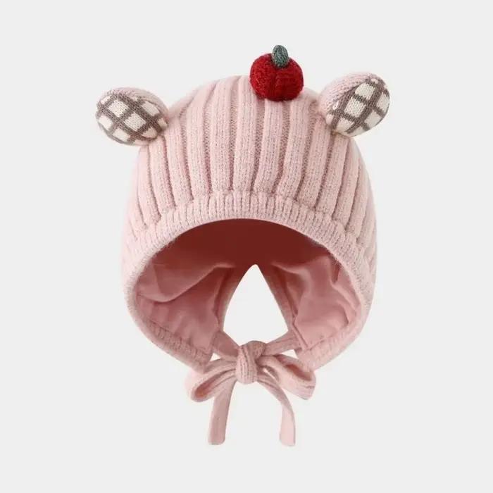 Chapeau d'hiver mignon en Crochet pour bébé