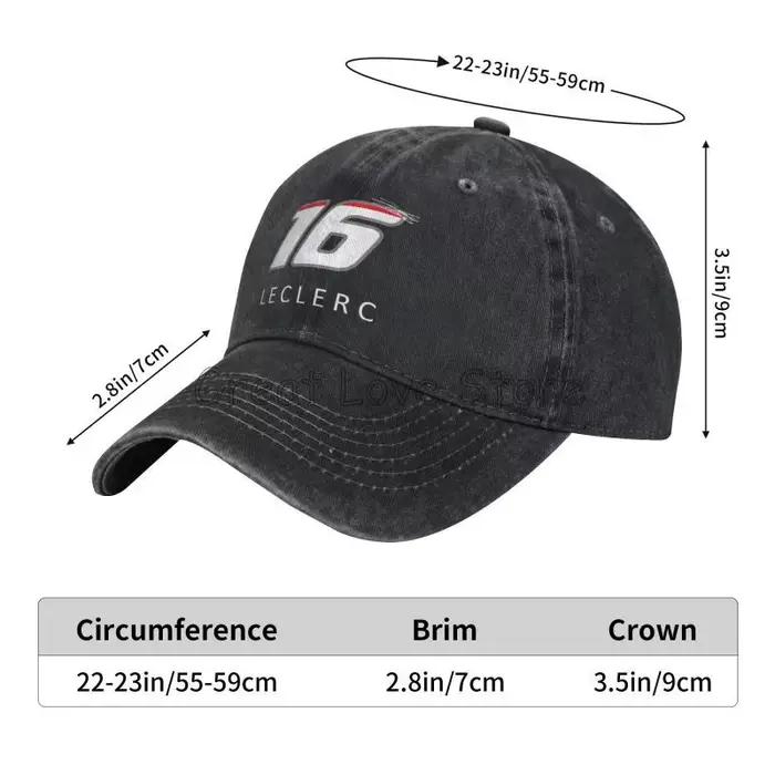 Casquette de baseball à imprimé graphique Charles Leclerc