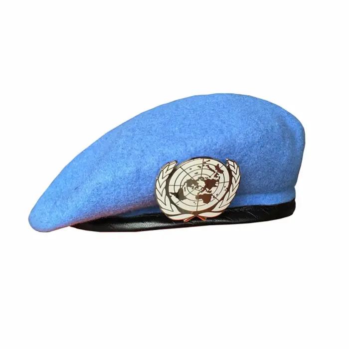 Béret bleu UN, casquette de Force de maintien de la paix des Nations unies