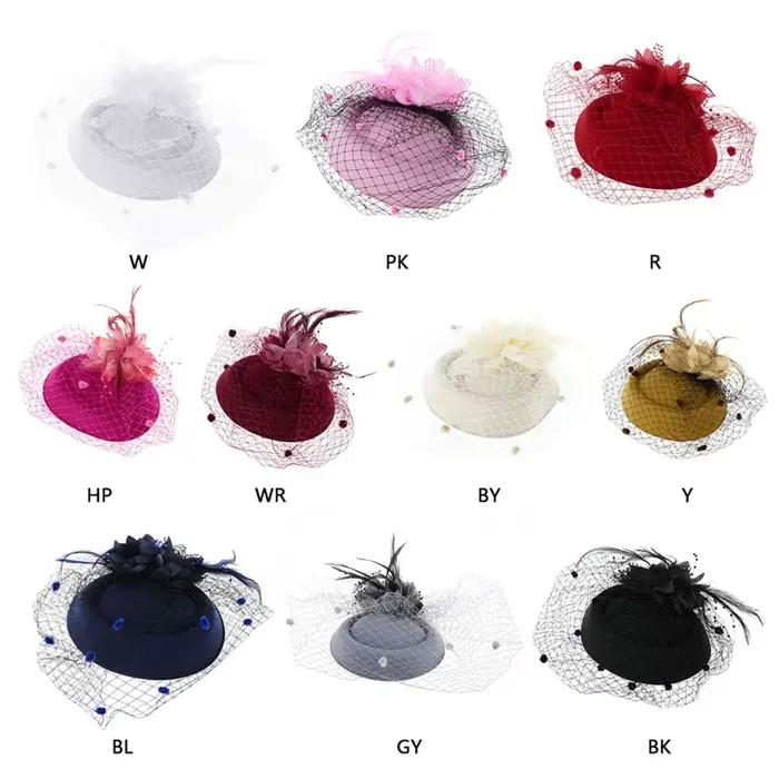 Fascinator-Chapeau de mariage perlé