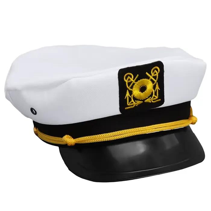 Chapeau de capitaine marin pour homme