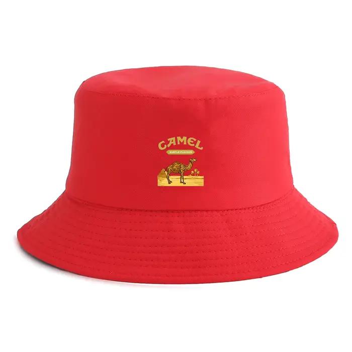 Chapeau Bob Réversible Imprimé Désertique Camel Rétro pour Hommes et Femmes – Protection Solaire Estivale pour