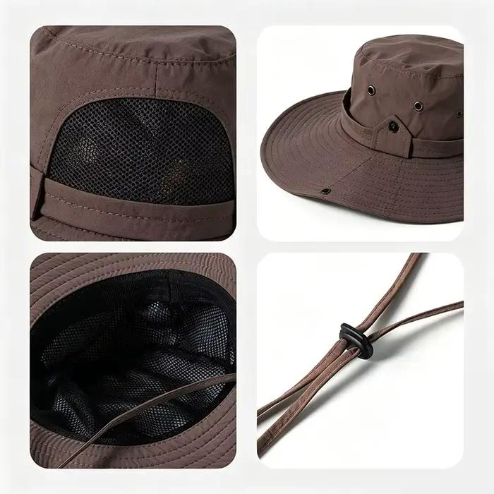 Chapeau de soleil d'été multifonctionnel sport polyester pour femmes protection UV alpinisme occasions décontractées