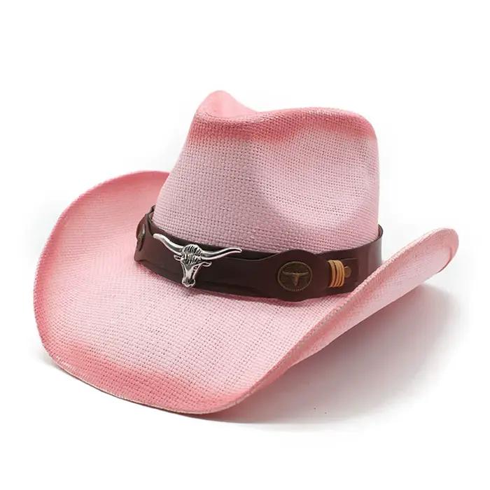 Chapeau de paille d'été pour femmes et hommes