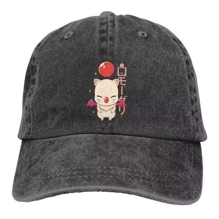 Moogle Kupo casquette de Baseball hommes Cowboy chapeaux femmes visière Protection Snapback Final Fantasy Cid jeu casquettes