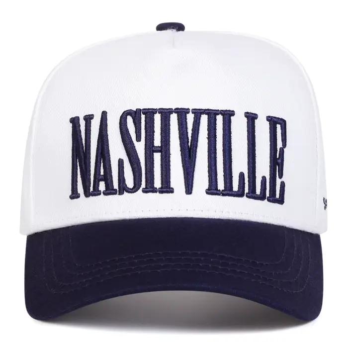 Casquette de Baseball unisexe NASHVILLE avec lettres brodées