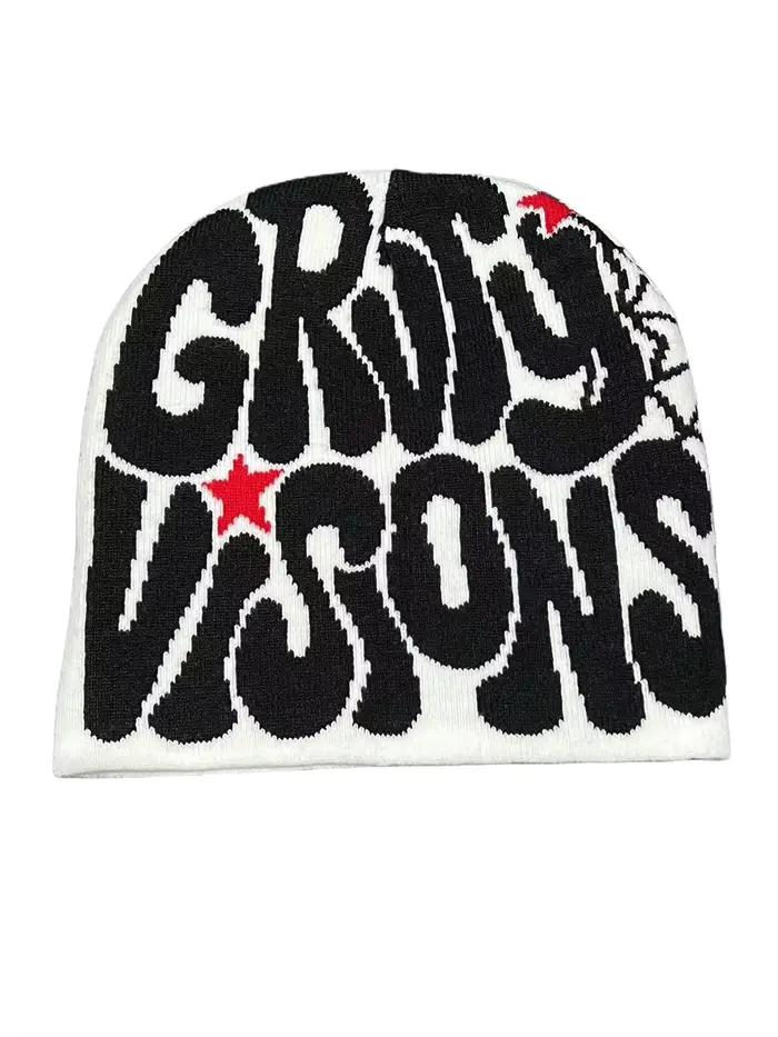Bonnet en tricot unisexe Y2K chaud et mode pour homme et femme occasions décontractées hiver activité polyvalent