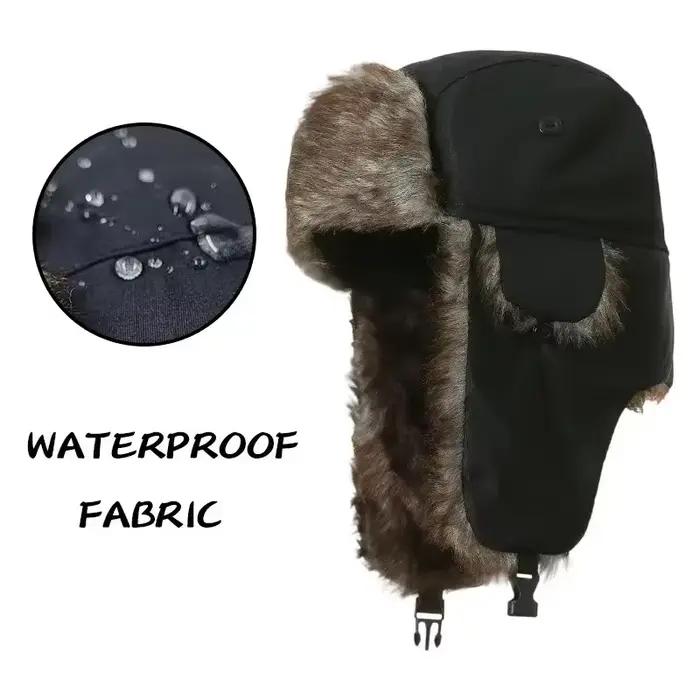 Chapeau d'aviateur d'hiver pour hommes