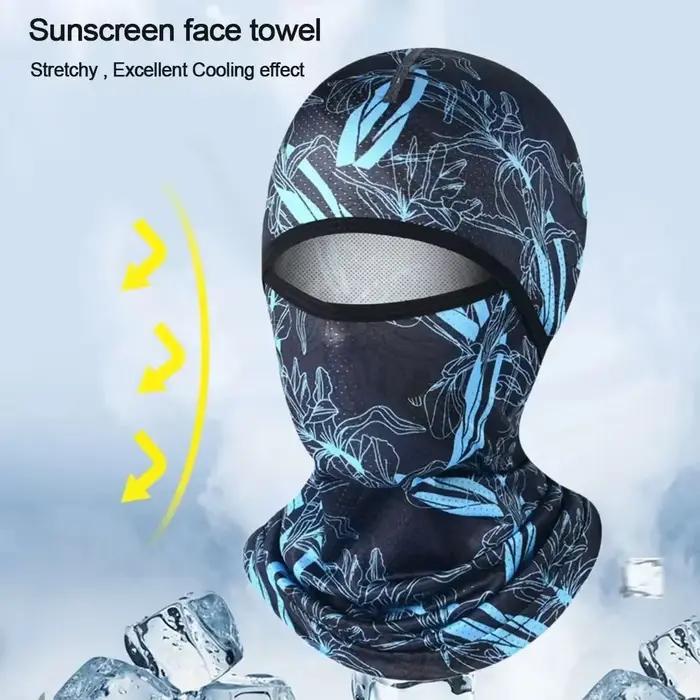 Cagoule d'été fraîche en soie glacée