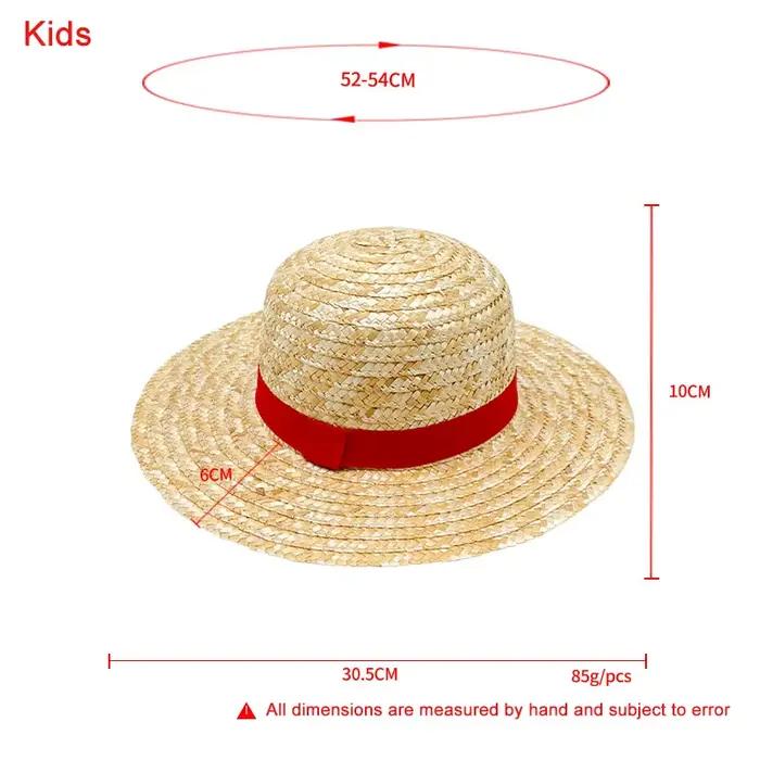 Chapeau de paille Luffy pour hommes et femmes