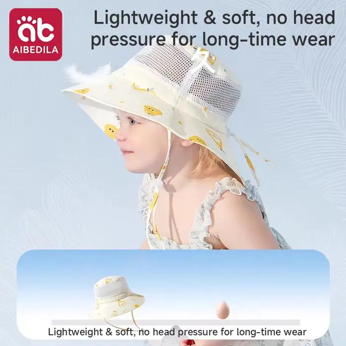 AIBEDILA Chapeau de soleil pour bébé