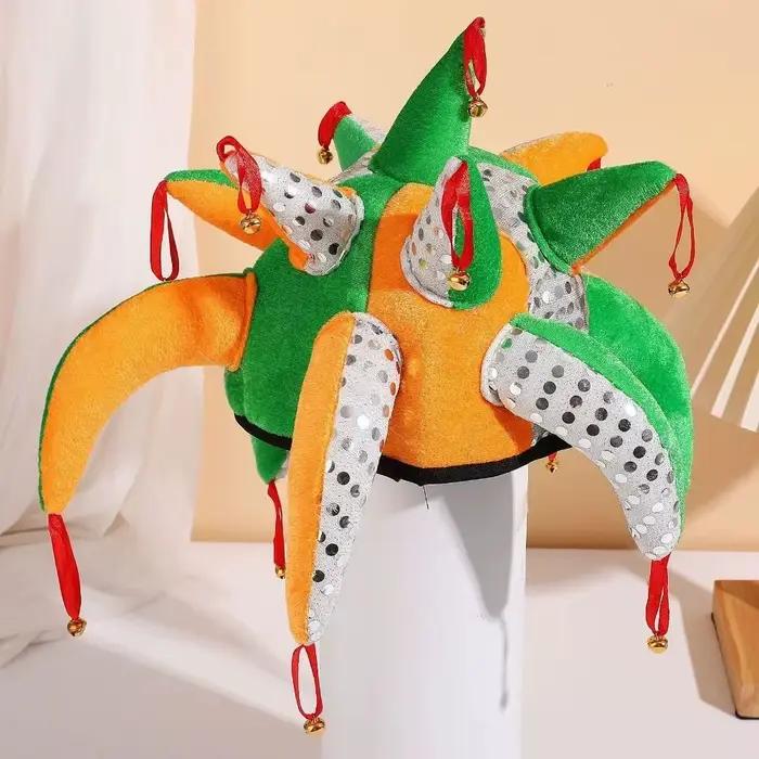 Mascarade tentacule en forme de chapeau de Clown Cool coloré habiller