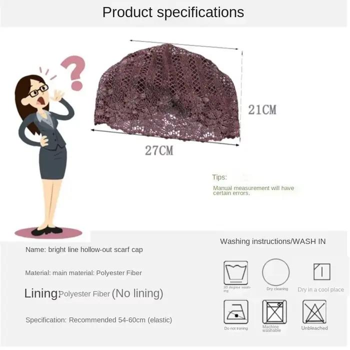 Chapeau en dentelle à fleurs polyester pour femmes, style sport, résistant, respirant, adapté aux occasions décontractées, été et printemps