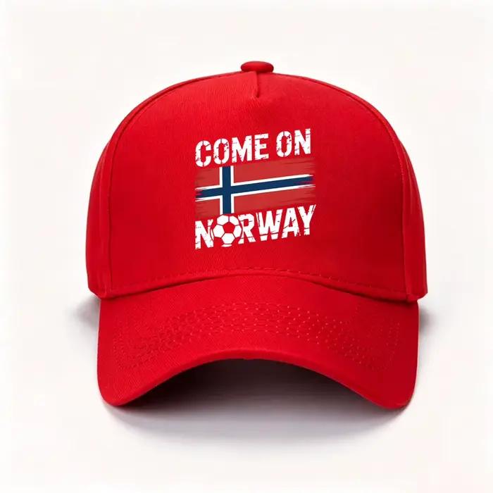 Casquette de baseball patriotique Norvège pour supporters de football