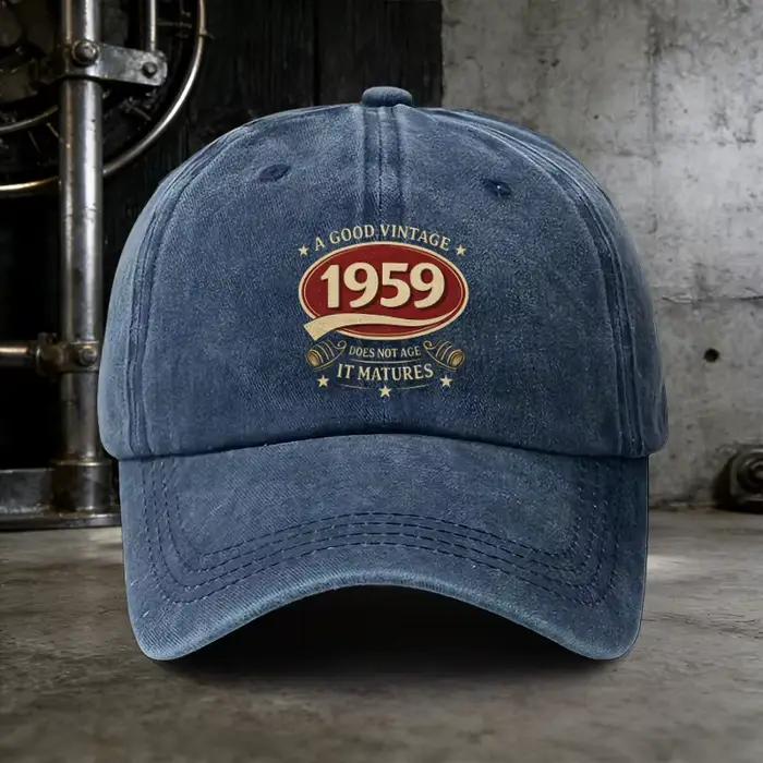 Une casquette effet délavé