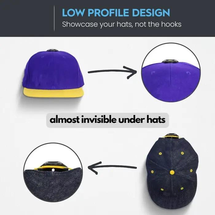 Supports adhésifs pour chapeaux