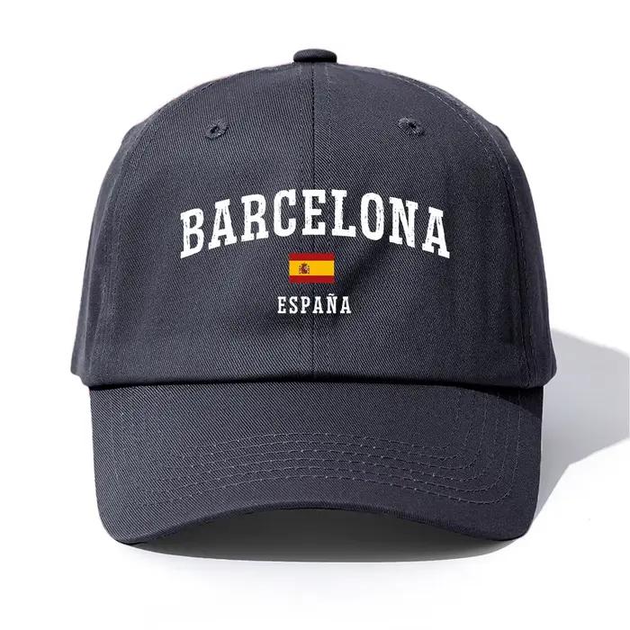 Casquette de baseball imprimée BARCELONA pour adultes