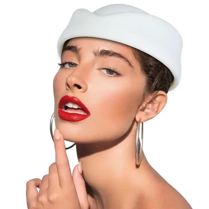 Chapeau d'hôtesse béret en feutre pour femmes