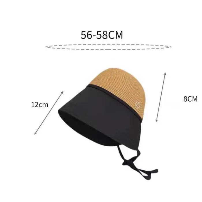 Chapeau de soleil polyvalent à large bord pour femme