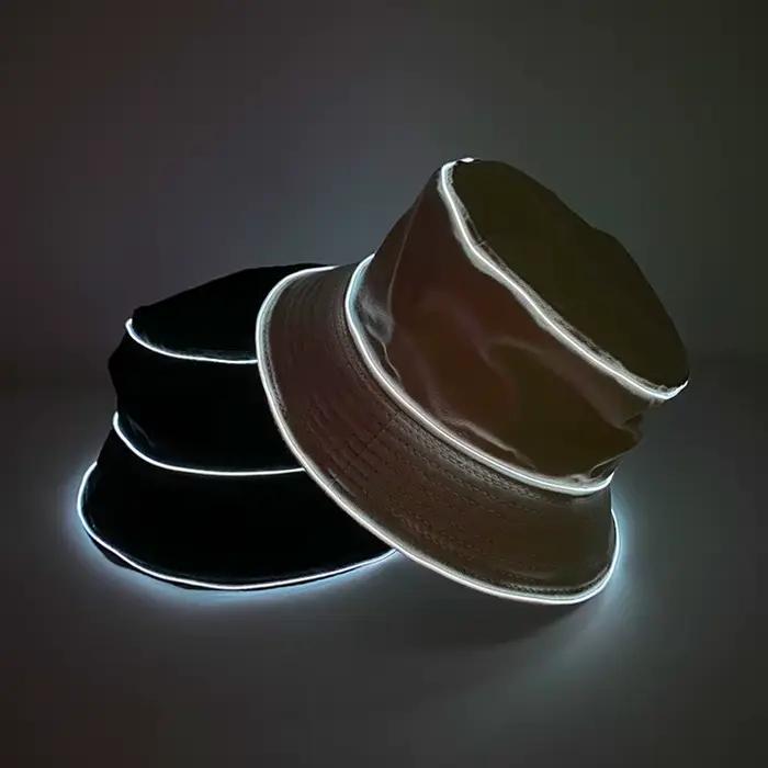 Casquette de plage lumineuse style document solide pour homme