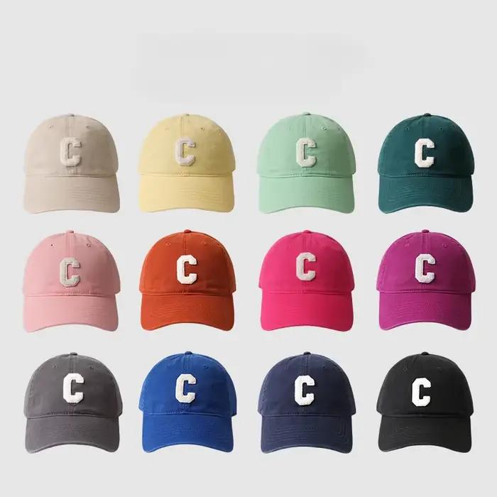 Chapeau femme printemps automne hommes et femmes même Style C mot tout dur haut casquette de Baseball mode