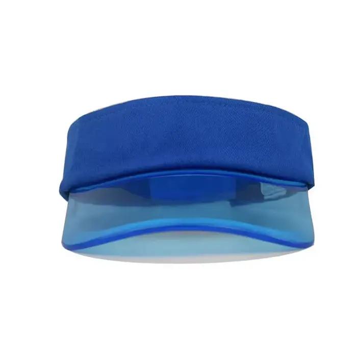 Chapeau de soleil vide en plastique Transparent