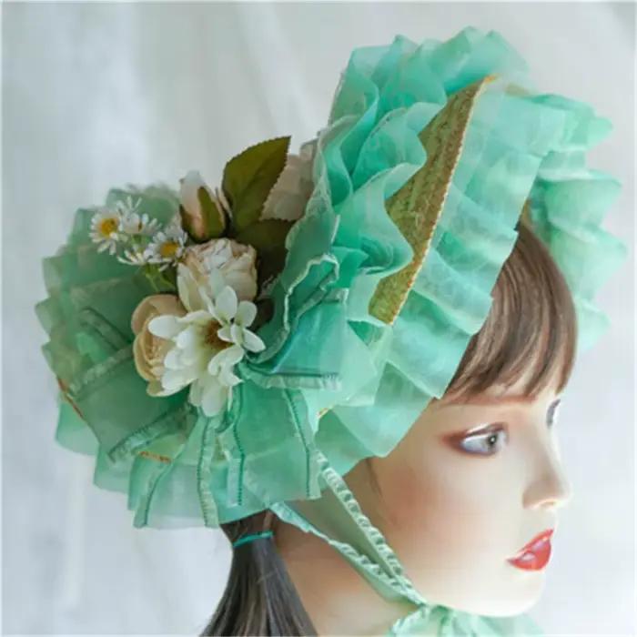 Chapeau de soleil en dentelle fait à la main pour femme