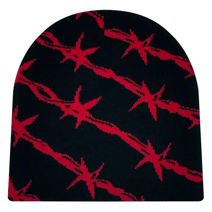 Chapeau tricoté avec motif sergé pour l'automne et l'hiver
