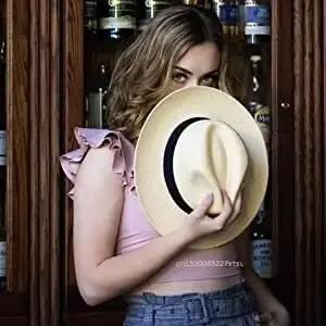Chapeau de paille ajustable fait à la main en Équateur