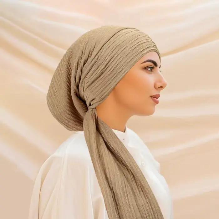 Chapeau Turban de luxe avec nœud de printemps pour femmes