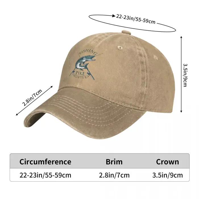 Casquette de baseball de pêche pour hommes et femmes