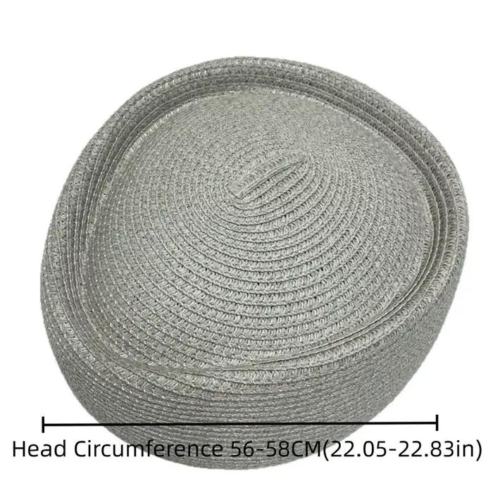 Nouveau chapeau élégant en paille