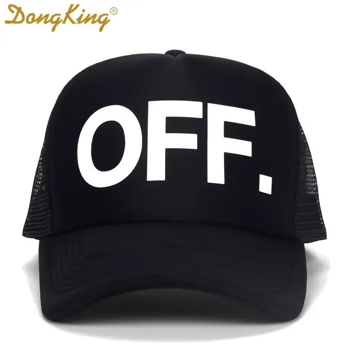 DongKing-Casquette de camionneur avec lettre imprimée