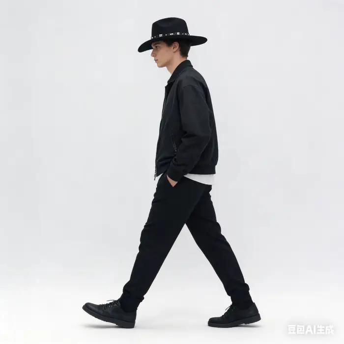 Chapeau Western Vintage avec Ceinture