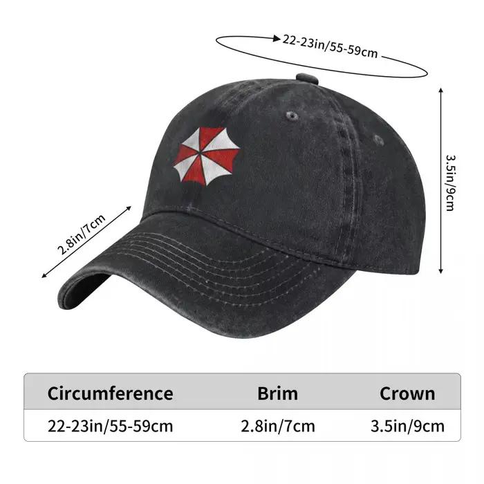 Casquette de baseball avec symbole Umbrella Corporation