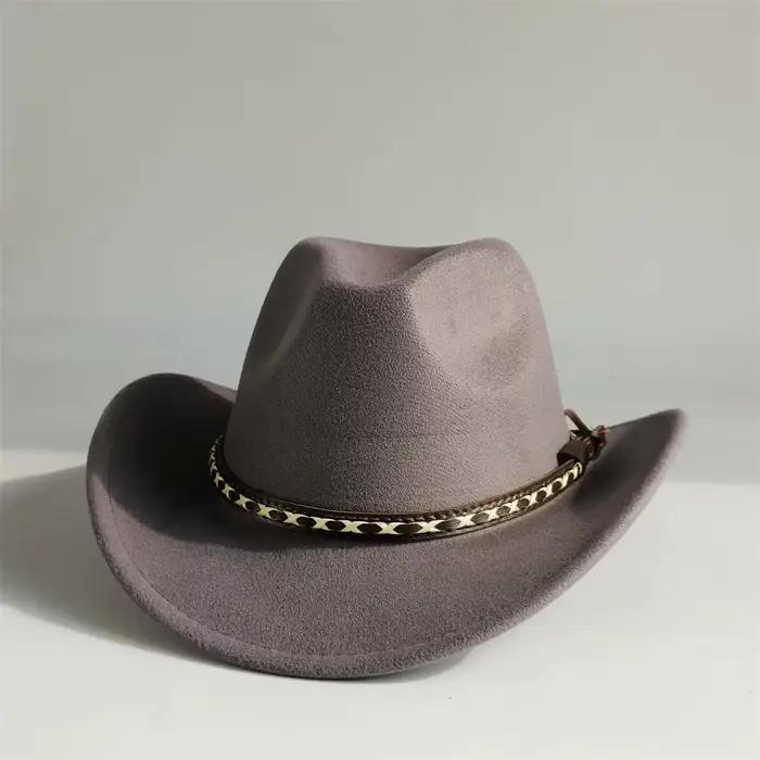 Chapeaux de Cowboy occidentaux rétro pour hommes et femmes