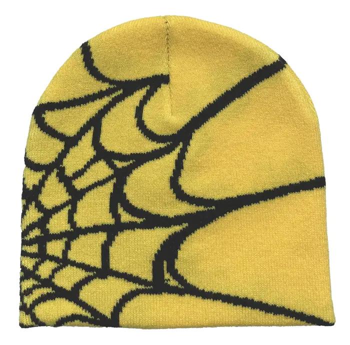1 morceau de chapeaux tricotés en toile d'araignée pour hommes et femmes